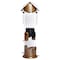Natures Way Nature's Way Easy Clean Wild Bird and Finch 3 qt Metal/Plastic Tube Bird Feeder 4 ports WMRS-18 - alternate 1